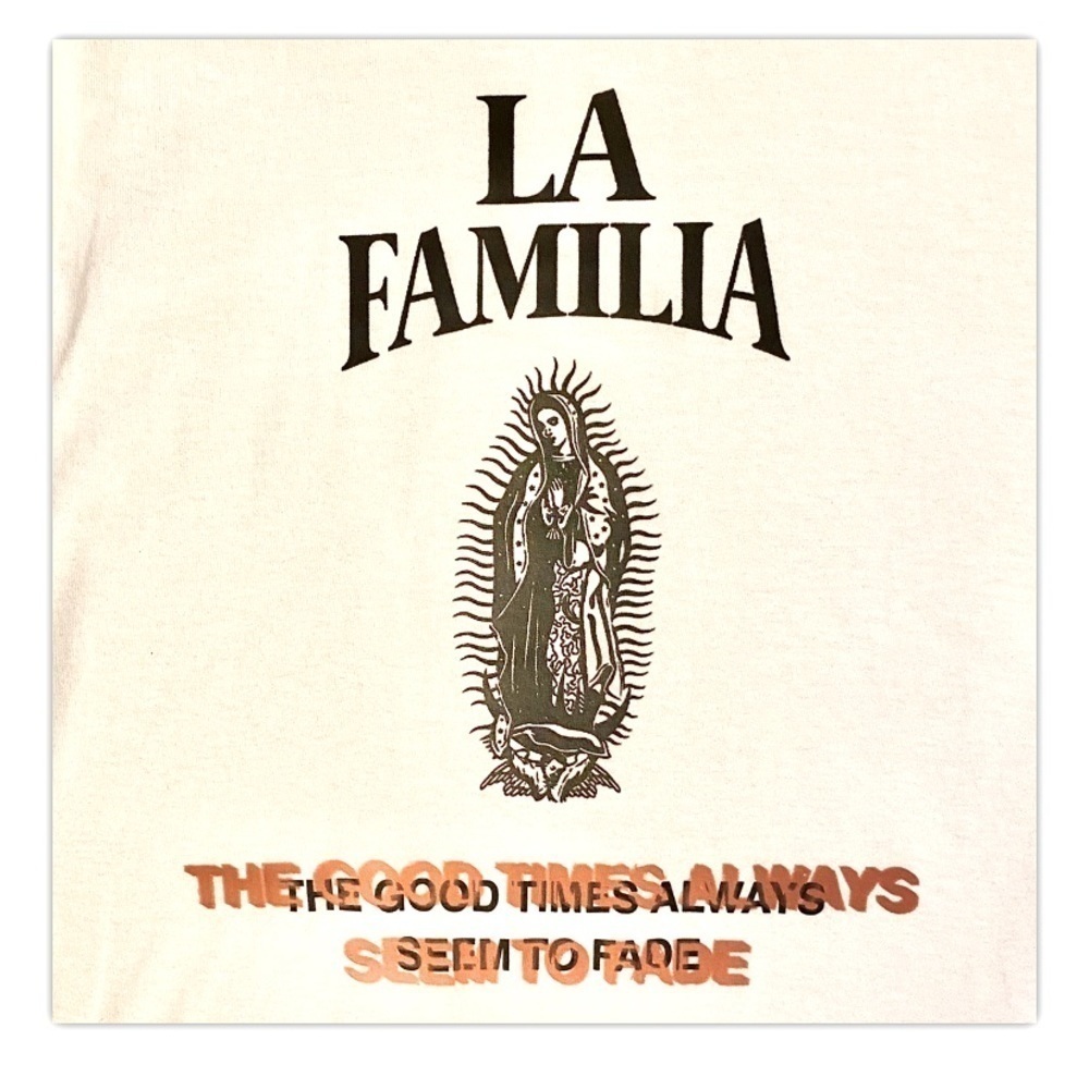Our Lady Guadalupe T Shirt NWT Small Mens, La Familia, White, Catholic, Mary - Picture 3 of 8